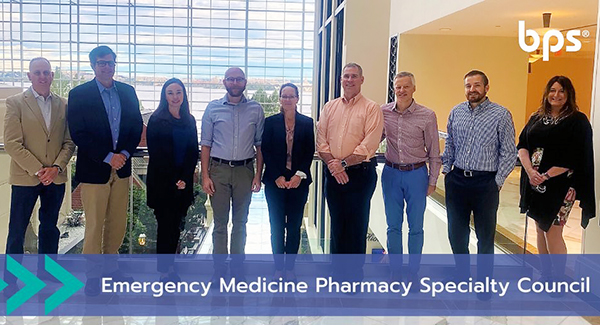 Brian Potaski Emergency Medicine Pharmacy Specialty Council Group photo