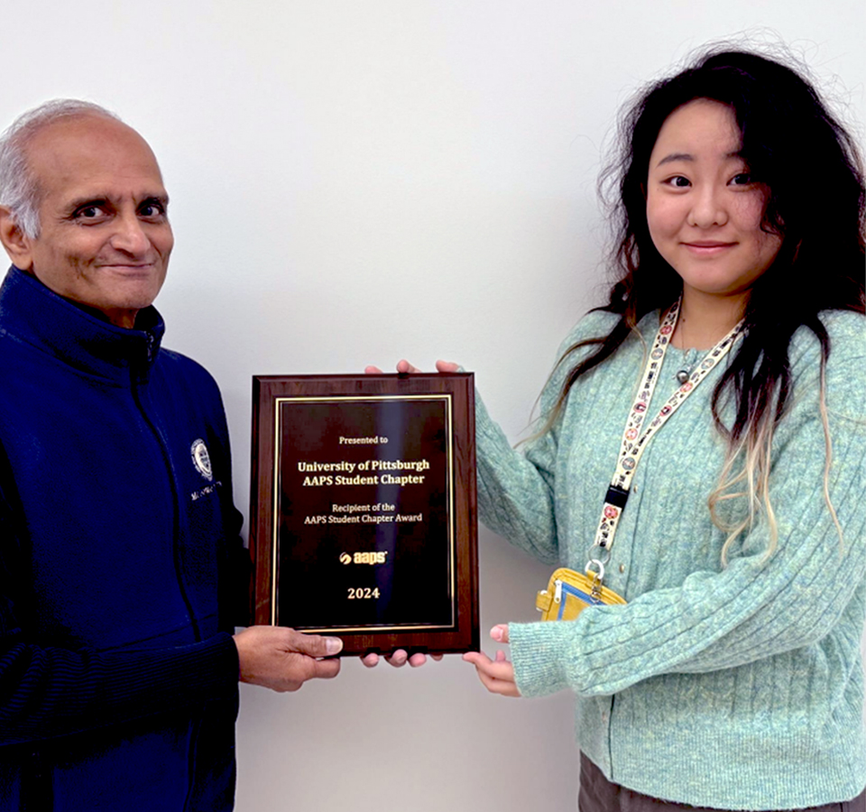 AAPS Award winner