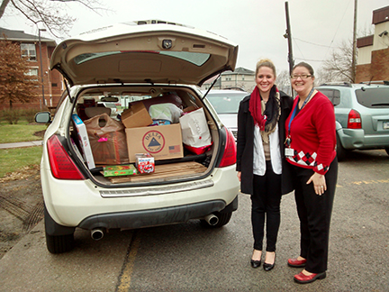 Kelsey Moss with Assistant Professor Karen S. Pater, PharmD, BCPS, CDE