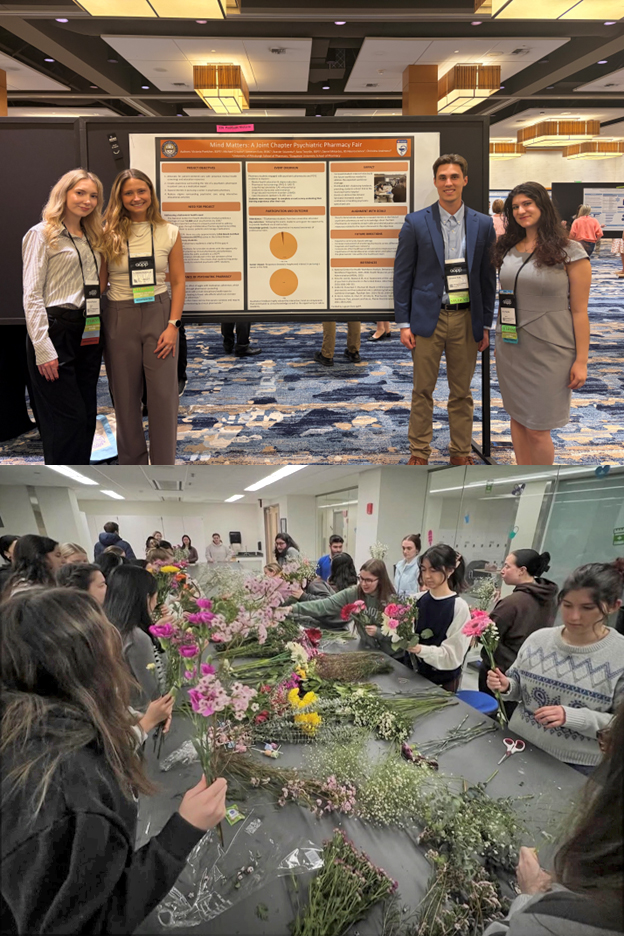 AAPP Students presenting their posters.