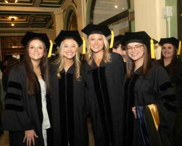 Students at Graduation