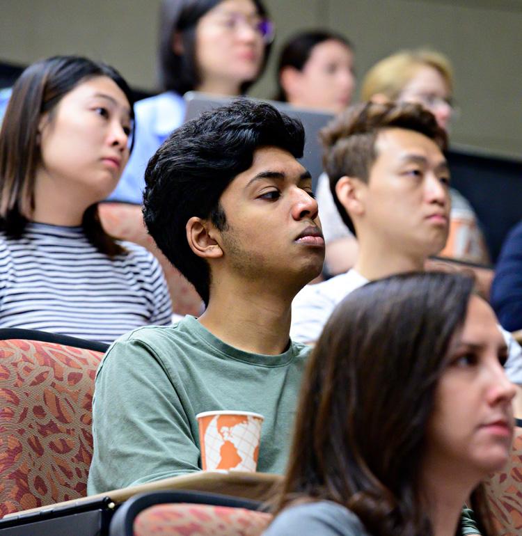 Students in class